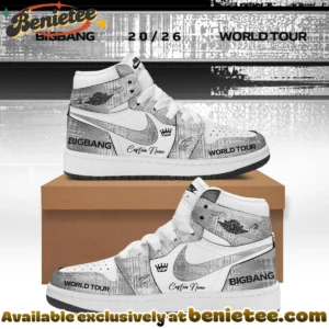 BIGBANG WORLD TOUR Signature Custom Air Force 1 & Jordan 1 Shoes (Design 24)