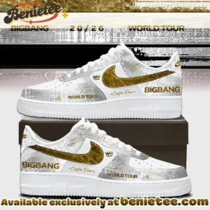 BIGBANG WORLD TOUR Signature Custom Air Force 1 & Jordan 1 Shoes (Style 14)