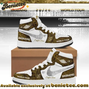 BIGBANG WORLD TOUR Signature Custom Air Force 1 & Jordan 1 Shoes (Style 15)