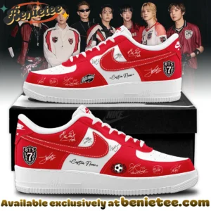BTS FIFA World Cup Finals Half-Time Show Custom Air Force 1 & Jordan 1 Shoes (Design 7)