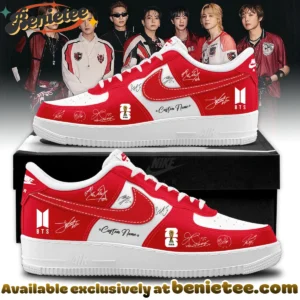 BTS FIFA World Cup Finals Half-Time Show Custom Air Force 1 & Jordan 1 Shoes - Series 6
