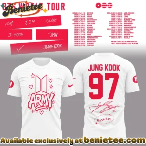 BTS Jung Kook World Tour Shirt & Hoodie