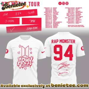BTS Rap Monster World Tour T-Shirt & Hoodie