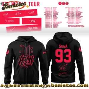 BTS Suga World Tour Shirt & Hoodie [Drop 2]