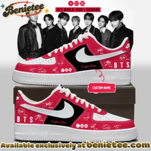 BTS WORLD TOUR ARIRANG Custom Air Force 1 & Jordan 1 Shoes (Design 5)