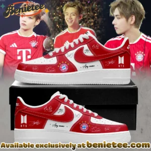 BTS WORLD TOUR ARIRANG x FC Bayern München Custom Air Force 1 & Jordan 1 Shoes - Part 1