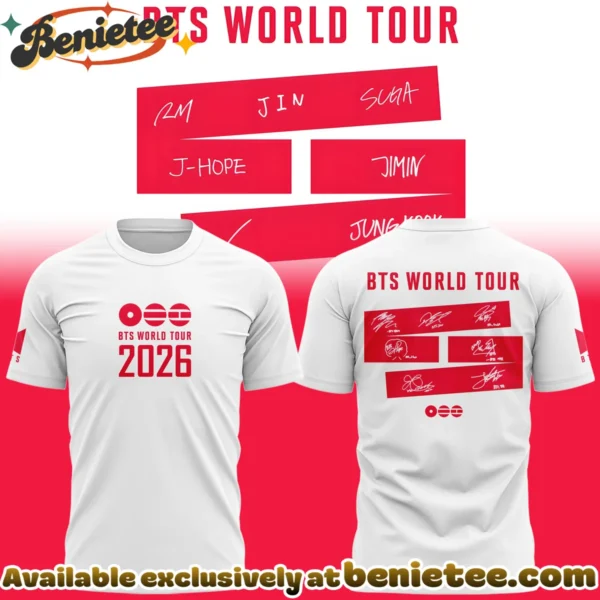 BTS World Tour Shirt & Hoodie (Design 3)