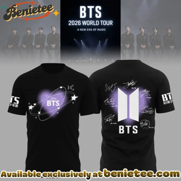 BTS World Tour T-Shirt & Hoodie (Release 5)