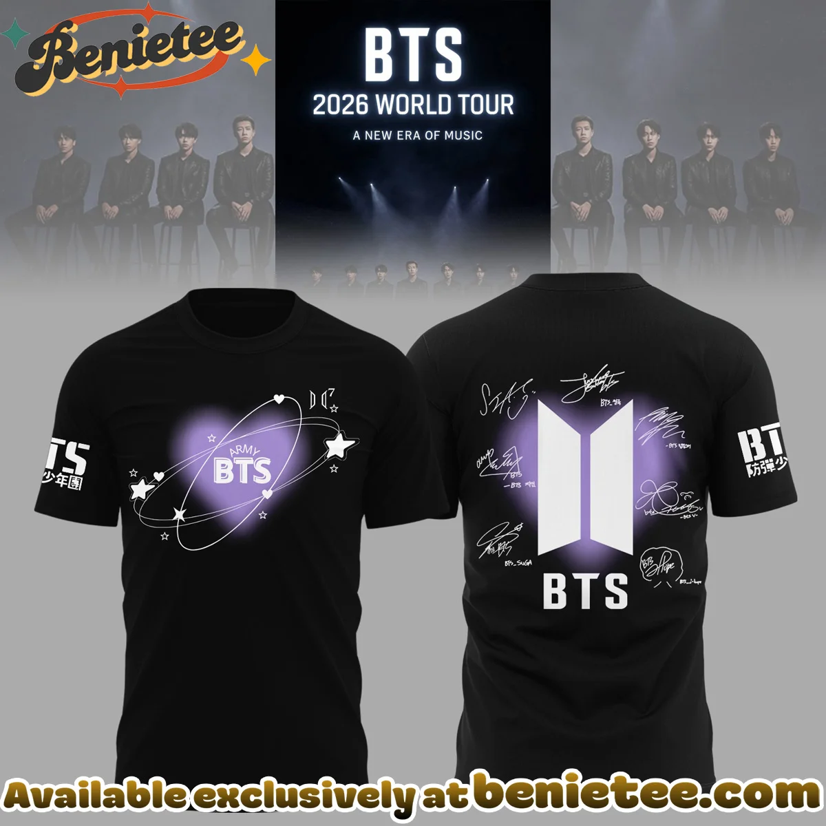 BTS World Tour T-Shirt & Hoodie (Design 1)