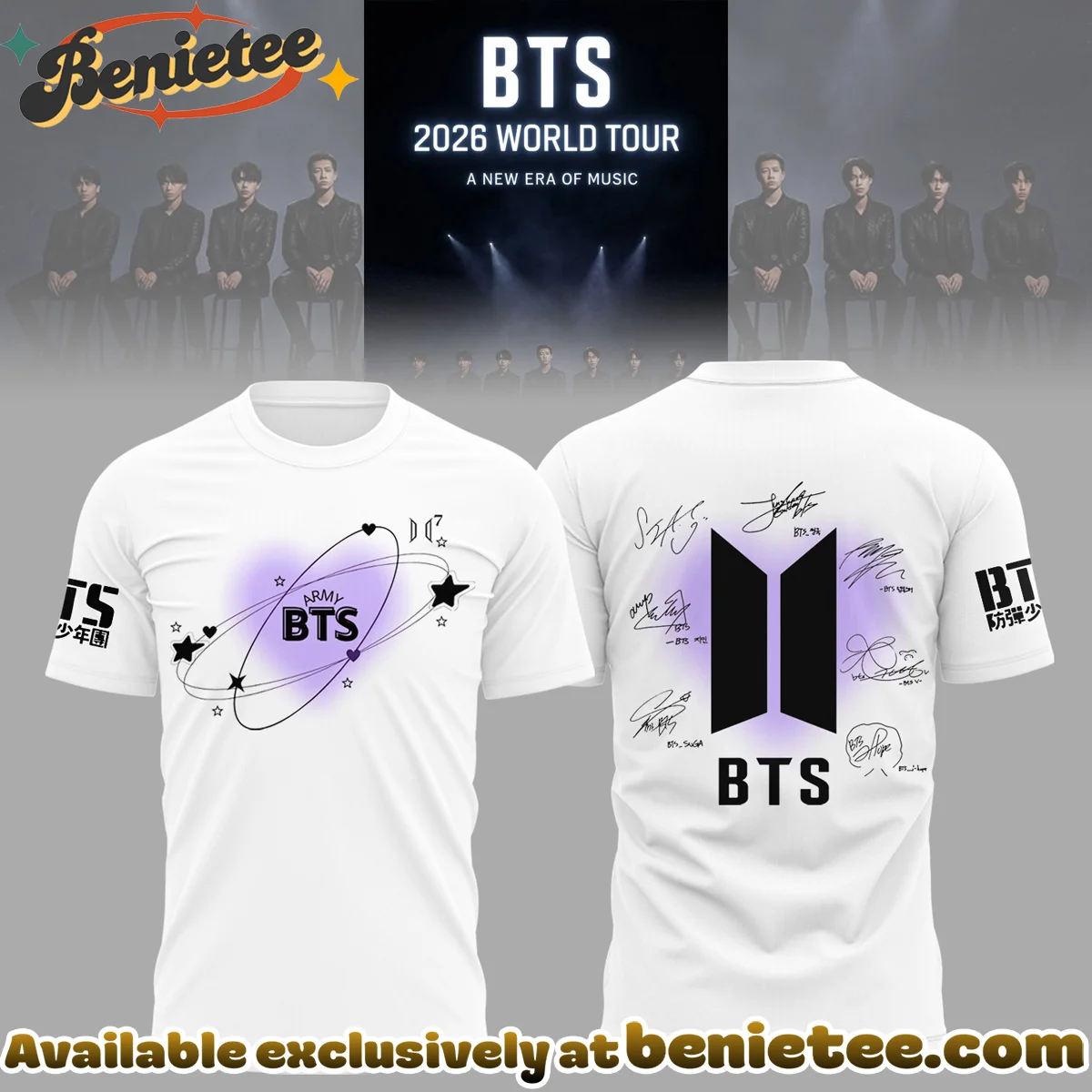 BTS World Tour T-Shirt & Hoodie (Release 5)