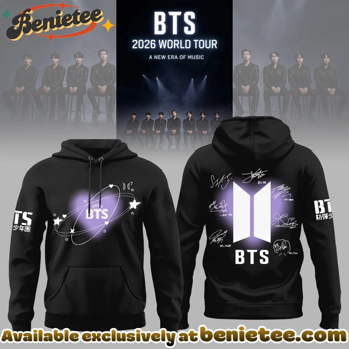 BTS World Tour T-Shirt & Hoodie (Release 5)