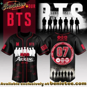 BTS x Arirang World Tour Baseball Jersey
