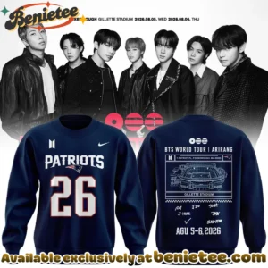 BTS x New England Patriots Shirt & Hoodie - Variant 4