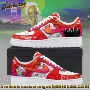 BTS x World Cup Custom Air Force 1 & Jordan 1 Shoes (Design 2)