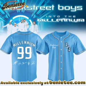 Backstreet Boys Into The Millennium Signature Baseball Jersey - Part 35