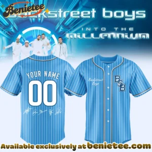 Backstreet Boys Into The Millennium Signature Baseball Jersey (Release 4)