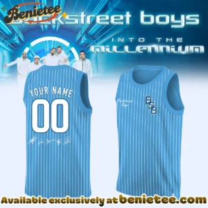 Backstreet Boys Into The Millennium Signature Basketball Jersey [Batch 34]