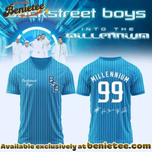 Backstreet Boys Into The Millennium Signature Football Jersey - Part 12