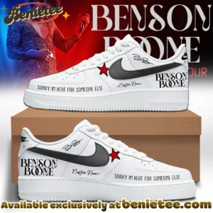 Benson Boone American Heart Tour Custom Air Force 1 & Jordan 1 Shoes - Part 5