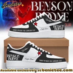 Benson Boone American Heart Tour Custom Air Force 1 & Jordan 1 Shoes - Series 11