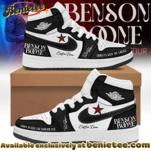 Benson Boone American Heart Tour Custom Air Force 1 & Jordan 1 Shoes - Series 17