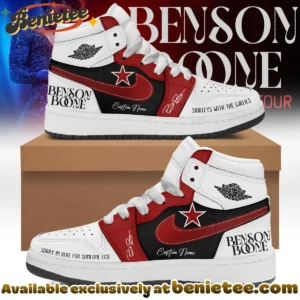Benson Boone American Heart Tour Custom Air Force 1 & Jordan 1 Shoes - Variant 1