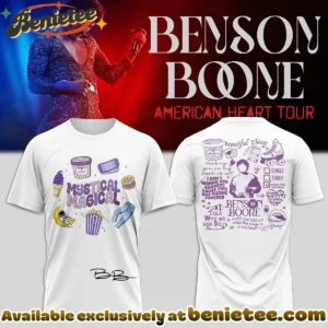 Benson Boone American Heart Tour Shirt & Hoodie [Batch 14]