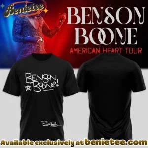 Benson Boone American Heart Tour Shirt & Hoodie (Style 12)