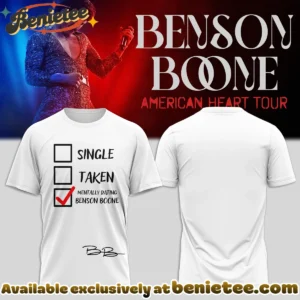 Benson Boone American Heart Tour T-Shirt & Hoodie [Batch 5]