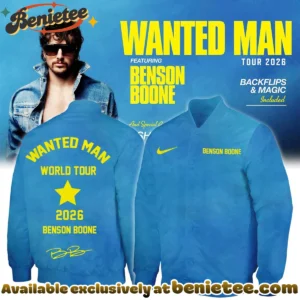 Benson Boone Wanted Man Bomber Jacket (Style 6)