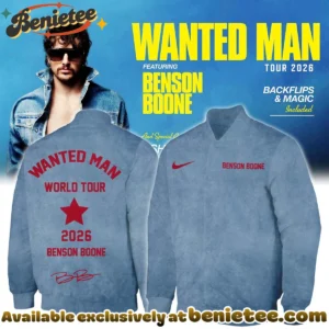Benson Boone Wanted Man Bomber Jacket - Variant 16