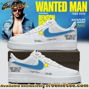 Benson Boone Wanted Man Custom Air Force 1 & Jordan 1 Shoes - Part 22