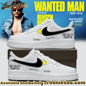 Benson Boone Wanted Man Custom Air Force 1 & Jordan 1 Shoes - Part 24