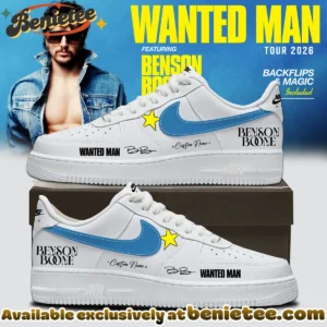 Benson Boone Wanted Man Custom Air Force 1 & Jordan 1 Shoes - Part 4