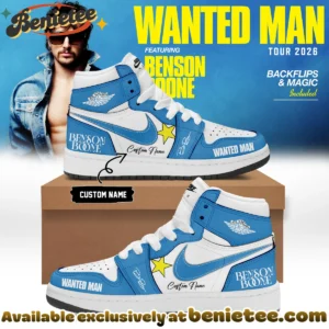 Benson Boone Wanted Man Custom Air Force 1 & Jordan 1 Shoes - Part 8