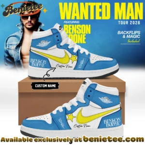 Benson Boone Wanted Man Custom Air Force 1 & Jordan 1 Shoes - Series 2