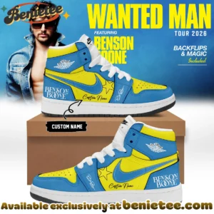 Benson Boone Wanted Man Custom Air Force 1 & Jordan 1 Shoes - Series 8