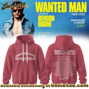 Benson Boone Wanted Man Shirt & Hoodie (Style 2)