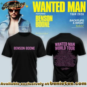 Benson Boone Wanted Man T-Shirt & Hoodie [Drop 33]