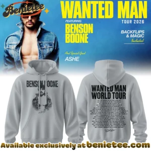 Benson Boone Wanted Man T-Shirt & Hoodie (Release 19)