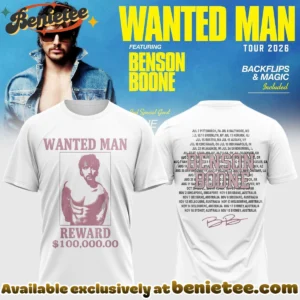 Benson Boone Wanted Man T-Shirt & Hoodie - Series 30