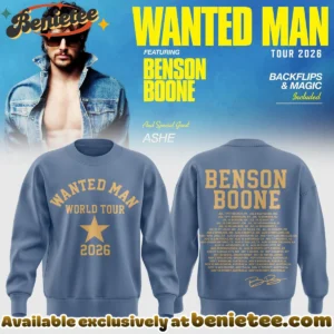 Benson Boone Wanted Man T-Shirt & Hoodie - Series 7