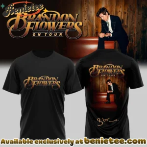 Brandon Flowers On Tour Signature T-Shirt & Hoodie (Design 10)
