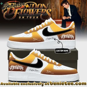 Brandon Flowers Signature Custom Air Force 1 & Jordan 1 Shoes - Part 4