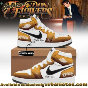 Brandon Flowers Signature Custom Air Force 1 & Jordan 1 Shoes - Series 5