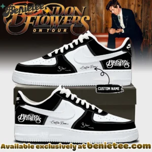 Brandon Flowers Signature Custom Air Force 1 & Jordan 1 Shoes (Style 8)
