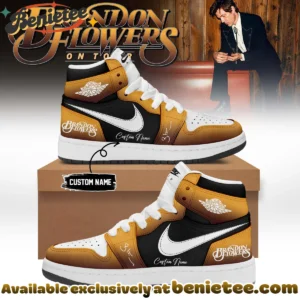 Brandon Flowers Signature Custom Air Force 1 & Jordan 1 Shoes - Variant 11
