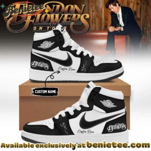 Brandon Flowers Signature Custom Air Force 1 & Jordan 1 Shoes - Variant 9