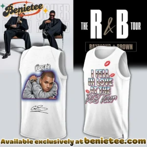 Chris Brown R&B Tour Signed Basketball Jersey - Part 7