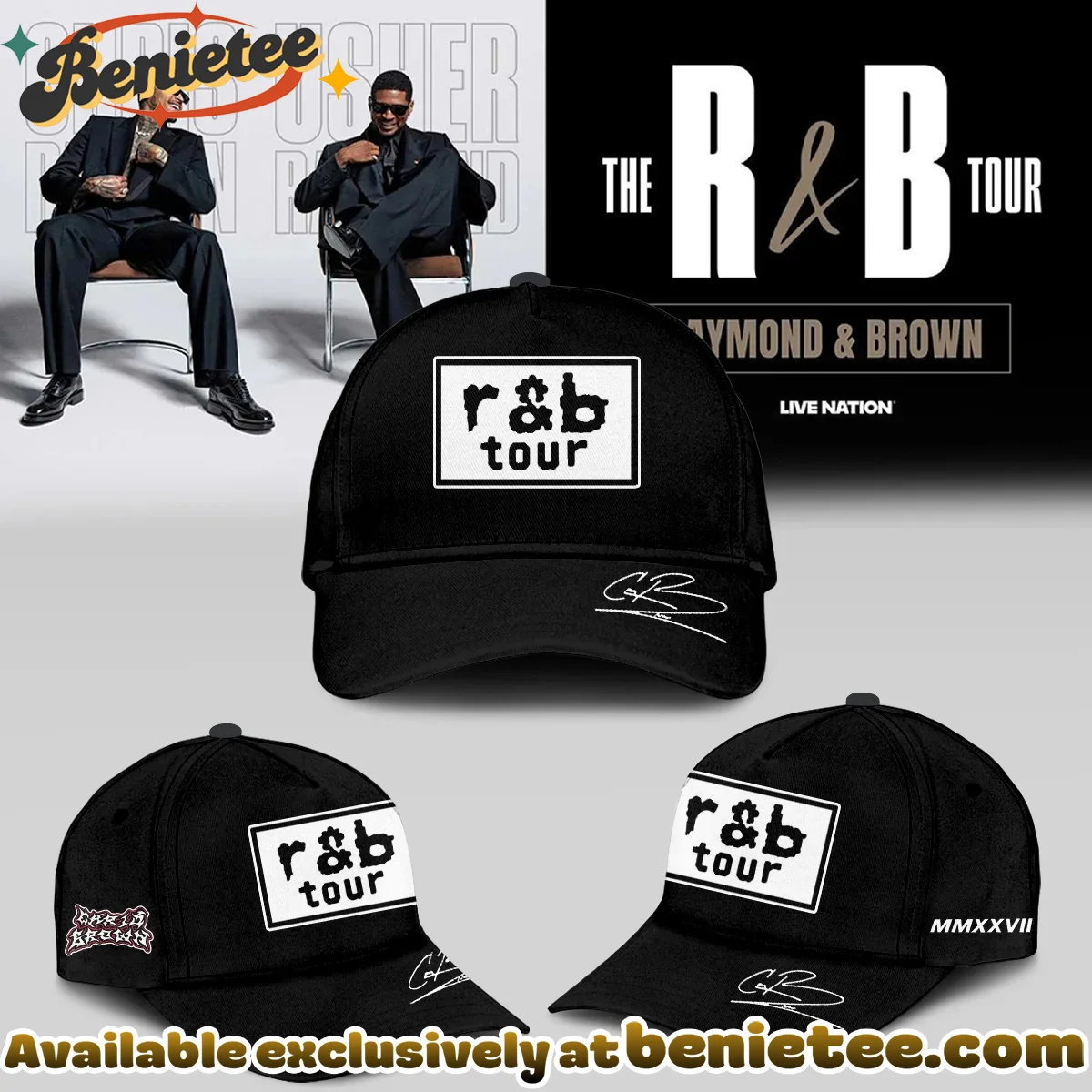 Chris Brown R&B Tour Signed T-Shirt & Hoodie (Design 14)